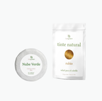 Ritual Velo Beige: Tinte Rubio Natural & Champú Sólido Nube Verde