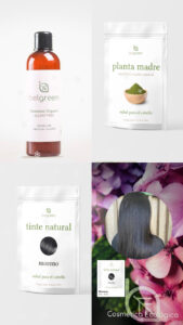 Pack 6: Champú Orgánico, Tinte Moreno y Planta Madre